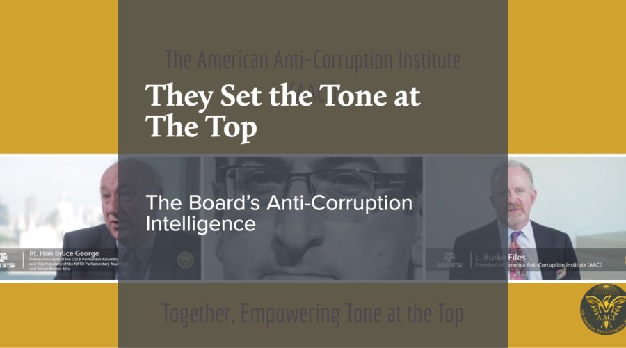 The Board’s Anti-Corruption Intelligence