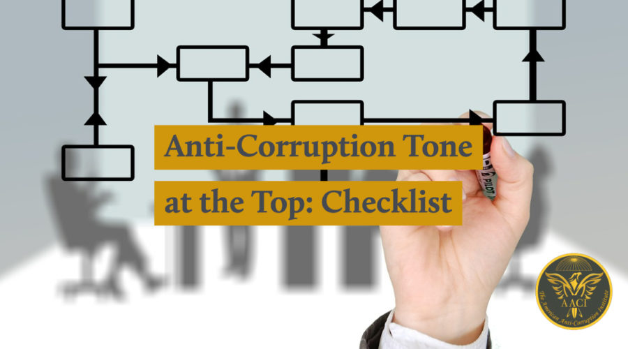 Anti-Corruption Tone at the Top: CHECKLIST