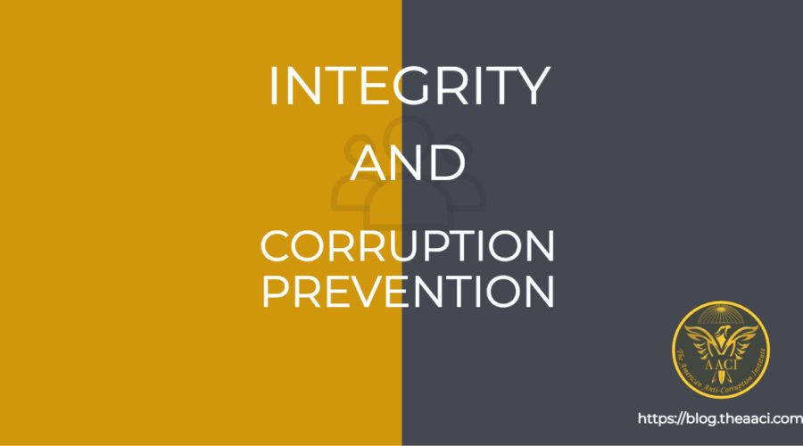 Building Integrity for Effective Corruption Prevention