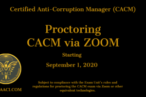 Proctoring the CACM Exam in ZOOM