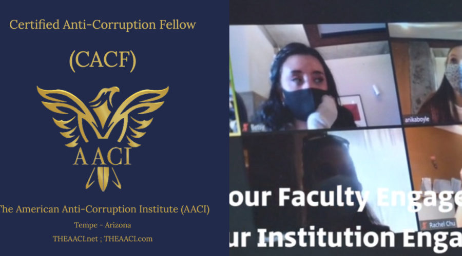 UPDATE: Certified Anti-Corruption Fellow (CACF)