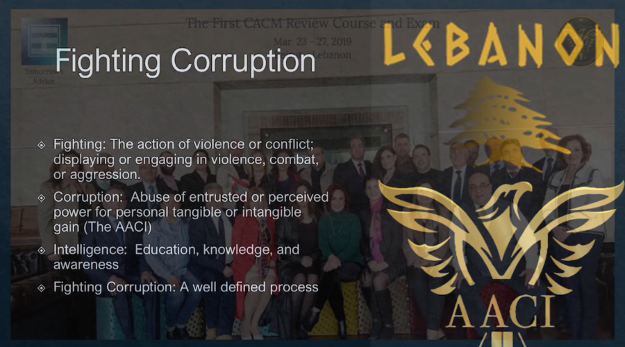 The American Anti-Corruption Institute (AACI) in the Middle East and Africa
