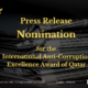 Press Release:Nomination for the International Anti-Corruption Excellence Award of Qatar