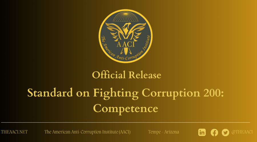Standard on Fighting Corruption 200: Competence