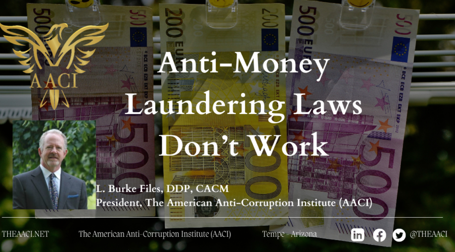 Anti-Money Laundering Laws Don’t Work