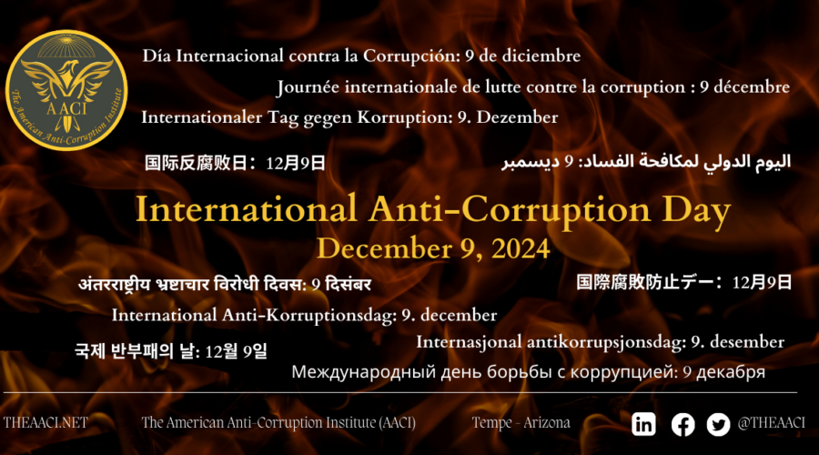 December 9: A Call to Action on International Anti-Corruption Day