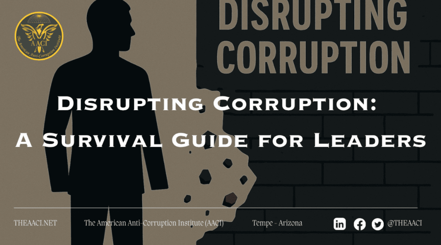 Disrupting Corruption: A Survival Guide for Leaders