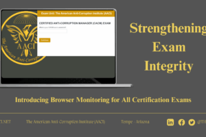 The AACI enforces browser monitoring for all exams