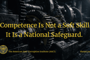 Competence Is Not a Soft Skill. It Is a National Safeguard.