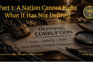 Part 1: A Nation Cannot Fight What It Has Not Defined