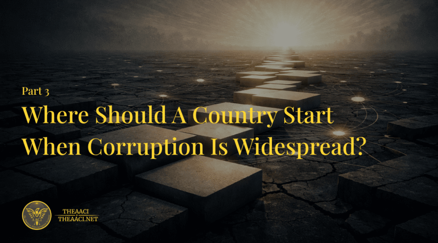 Part 3: Where Should A Country Start When Corruption Is Widespread?