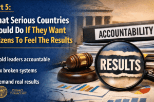 Part 5: What Serious Countries Should Do If They Want Citizens To Feel The Results