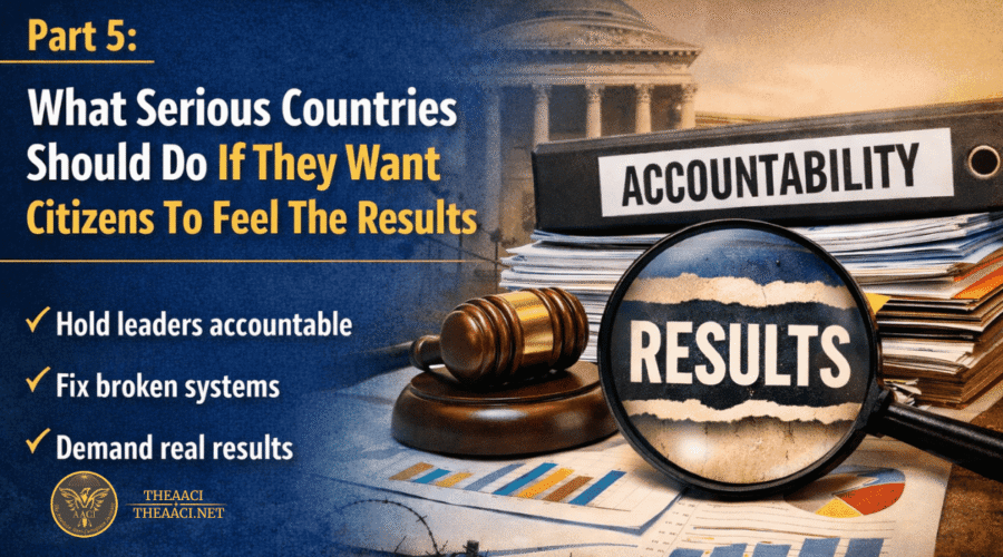 Part 5: What Serious Countries Should Do If They Want Citizens To Feel The Results