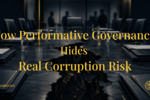 How Performative Governance Hides Real Corruption Risk