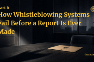 Part 6: How Whistleblowing Systems Fail Before a Report Is Ever Made