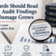 How Boards Should Read Internal Audit Findings Before Damage Grows