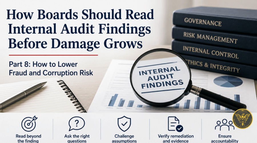 How Boards Should Read Internal Audit Findings Before Damage Grows